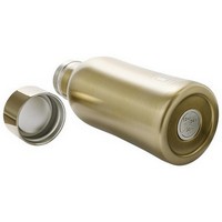 photo B Bottles Twin - Yellow Gold Brushed - 350 ml - Double wall stainless steel thermal bottle. 18/10 s 2